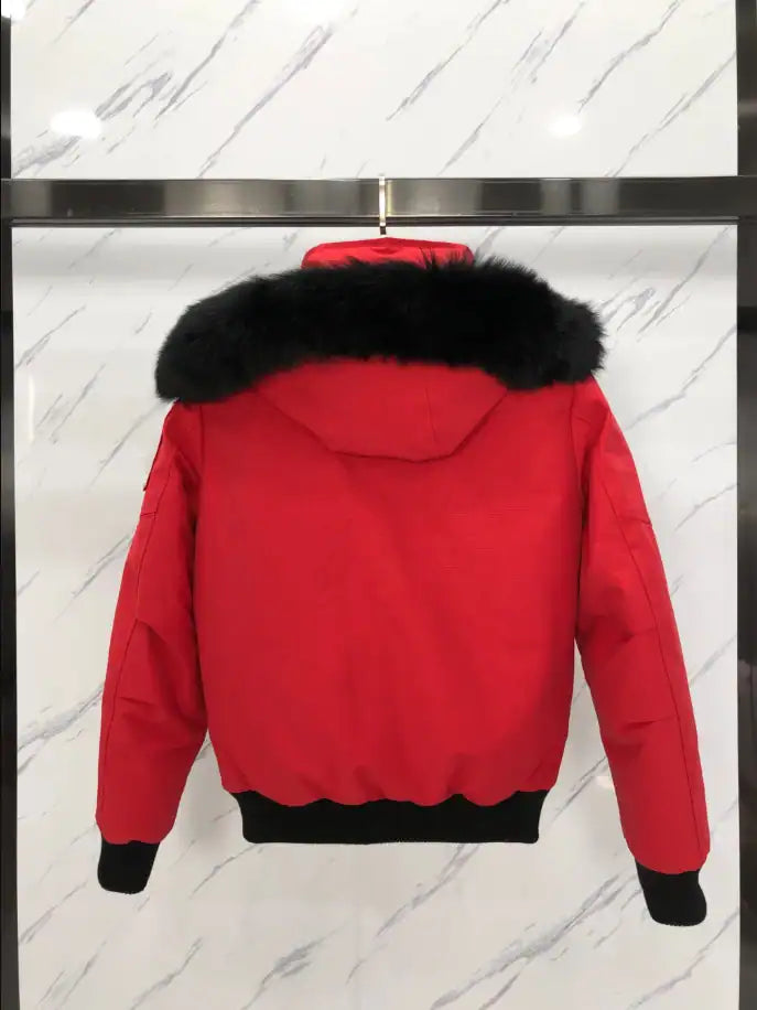 Moose Knuckles Fur Coat - Red