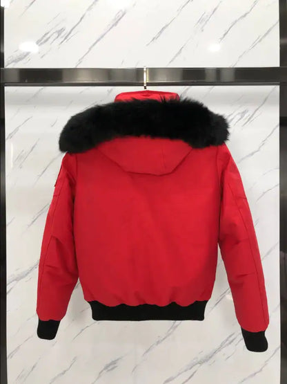 Moose Knuckles Fur Coat - Red
