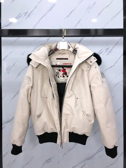 Moose Knuckles Fur Coat - White