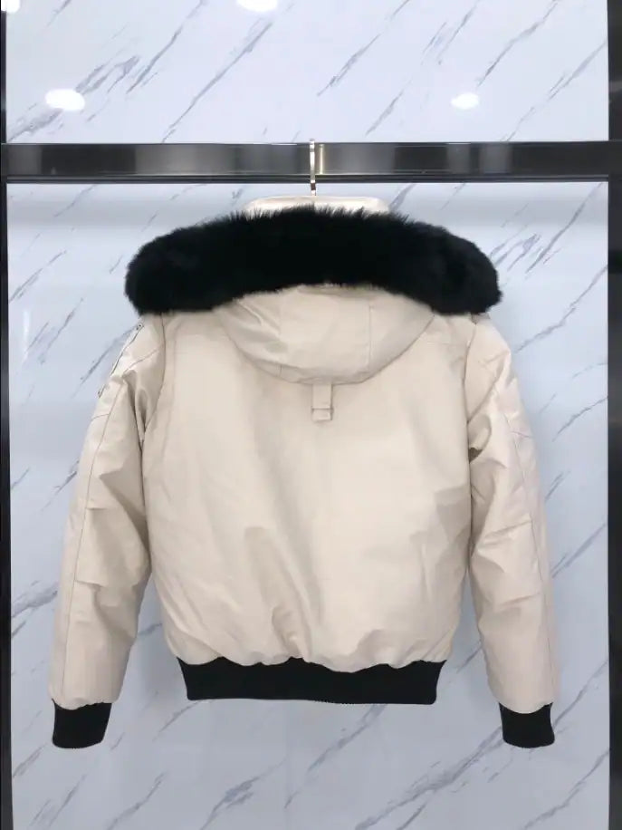 Moose Knuckles Fur Coat - White