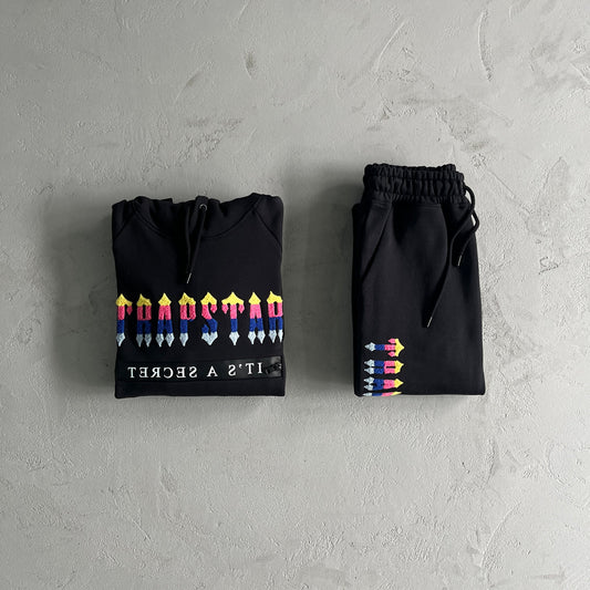 TS Chenille Decoded 2.0 Tracksuit - Black/Rainbow