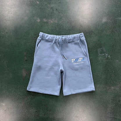 TS Chenille Decoded Short Set - Citadel/White