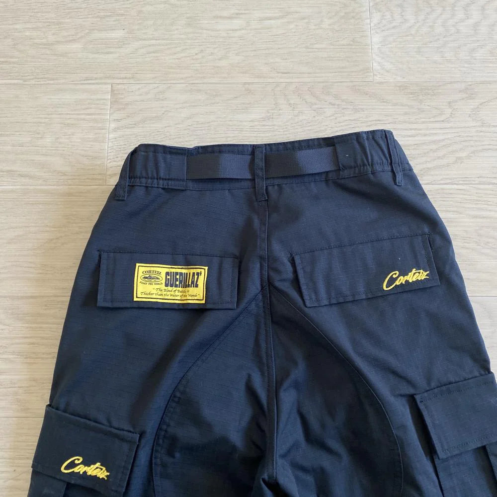 Crtez Island Cargo Pants - Black/Yellow