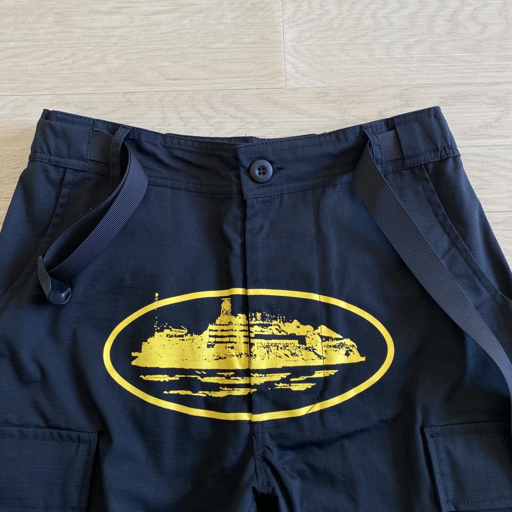 Crtez Island Cargo Pants - Black/Yellow