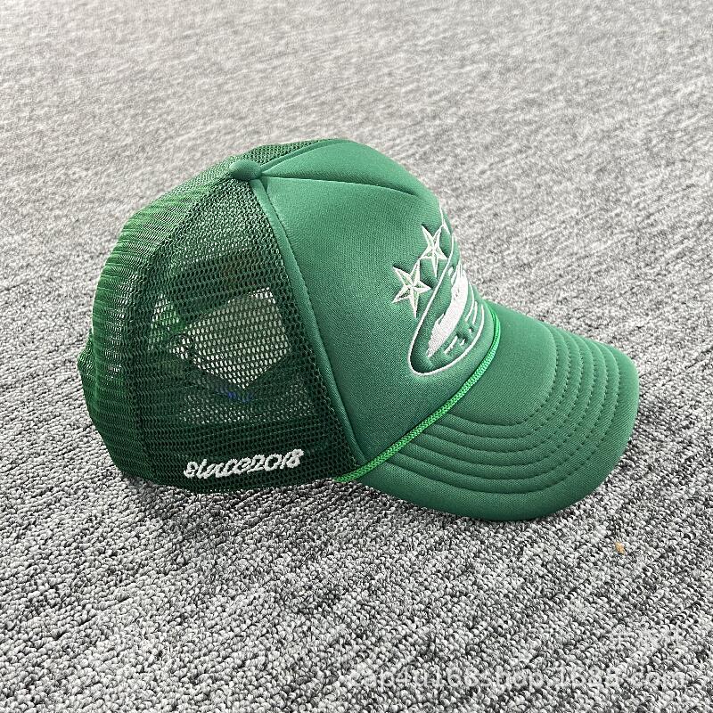 Crtez Embroidery Trucker Cap - Green