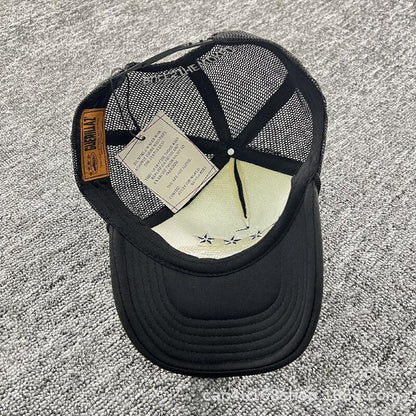 Crtez Embroidery R\Trucker Cap - Black