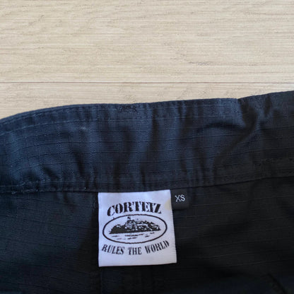 Crtez Island Cargo Pants - Black/White
