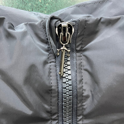 TS Detachable Hooded Puffer Jacket - Stone