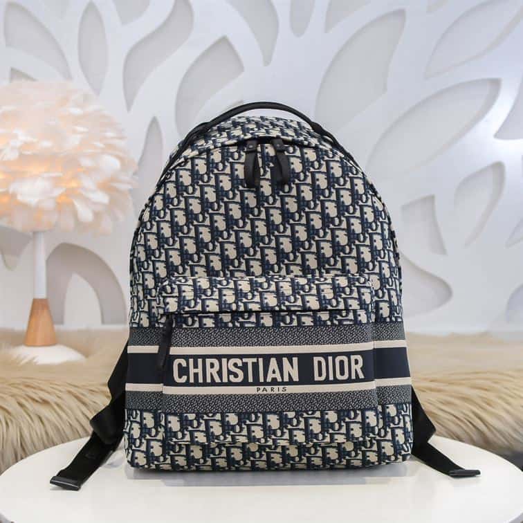Dior Travel Backpack - Beige/Black