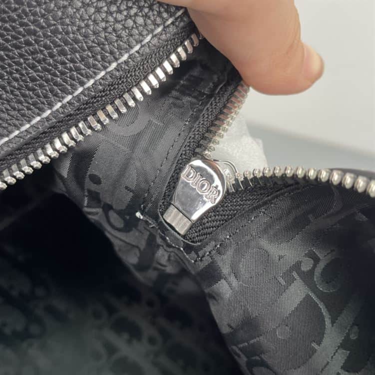 Dior Lingot 50 Calfskin Duffle Bag - Black