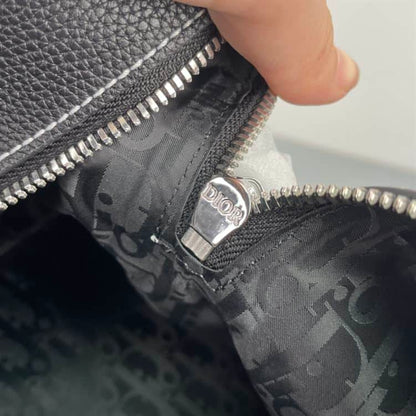 Dior Lingot 50 Calfskin Duffle Bag - Black