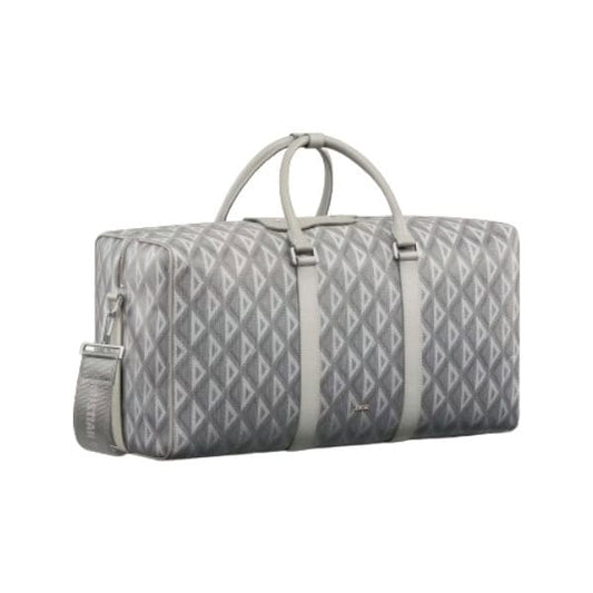 Dior Lingot 50 Canvas Duffle Bag - Grey
