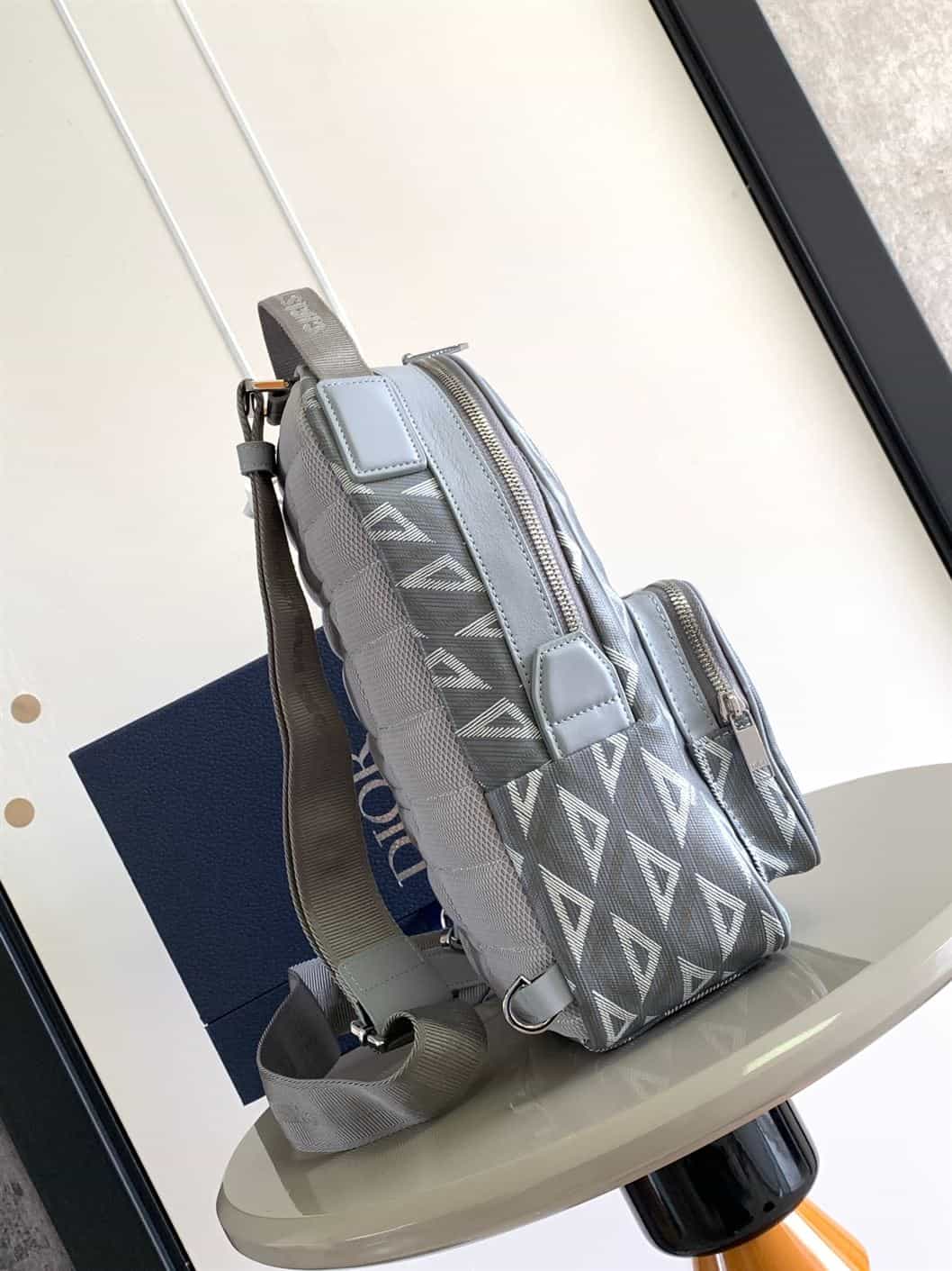 Dior Mini Rider Sling Bag - Grey
