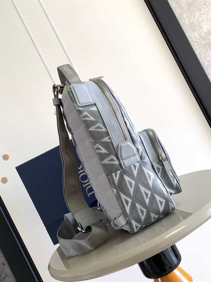 Dior Mini Rider Sling Bag - Grey