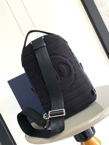 Dior Mini Rider Sling Bag - Navy/Black