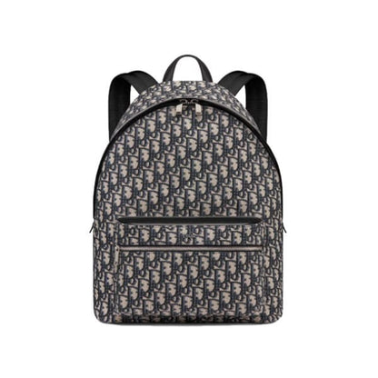 Dior Rider Backpack Oblique Jacquard - Beige/Black