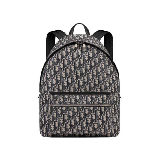 Dior Rider Backpack Oblique Jacquard - Beige/Black