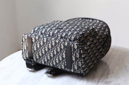 Dior Rider Backpack Oblique Jacquard - Beige/Black