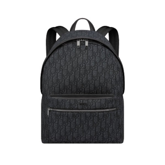Dior Rider Backpack Oblique Jacquard - Navy/Black