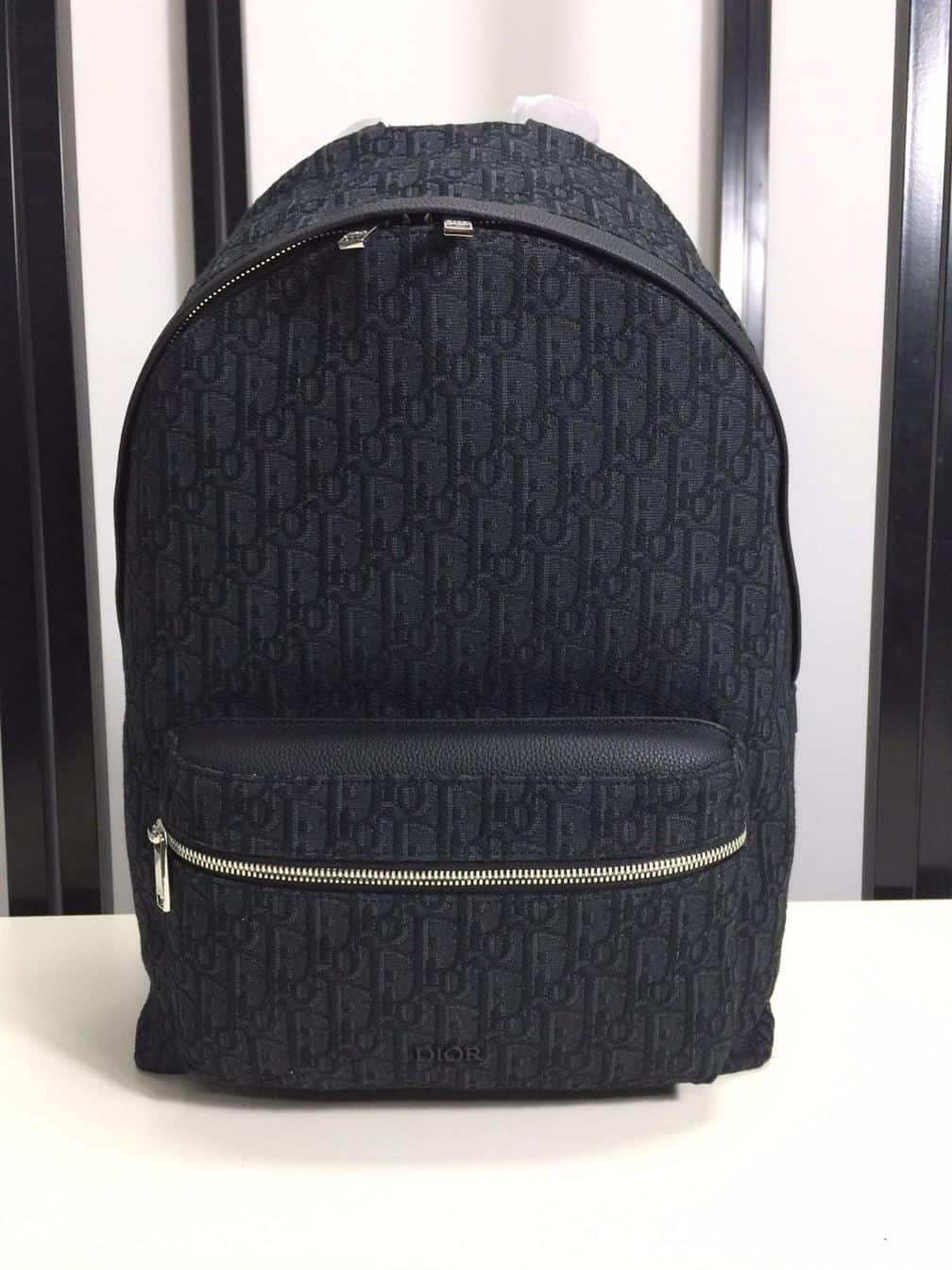 Dior Rider Backpack Oblique Jacquard - Navy/Black