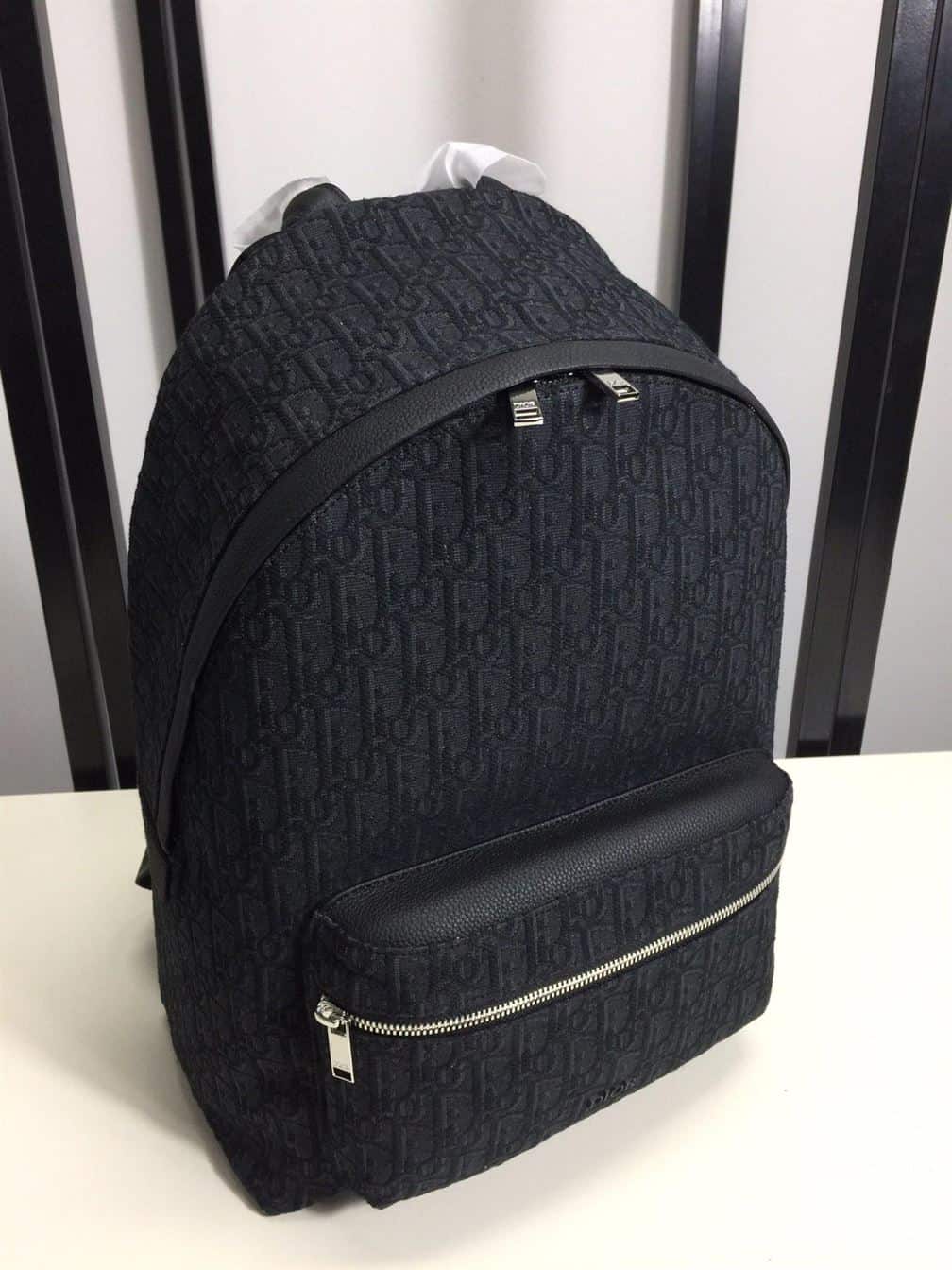 Dior Rider Backpack Oblique Jacquard - Navy/Black