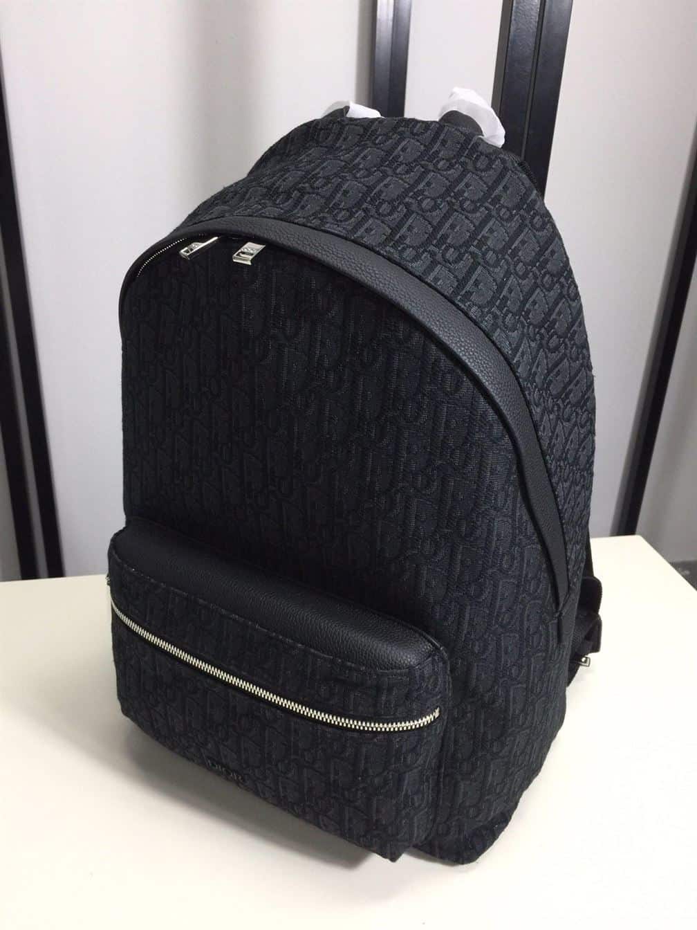Dior Rider Backpack Oblique Jacquard - Navy/Black