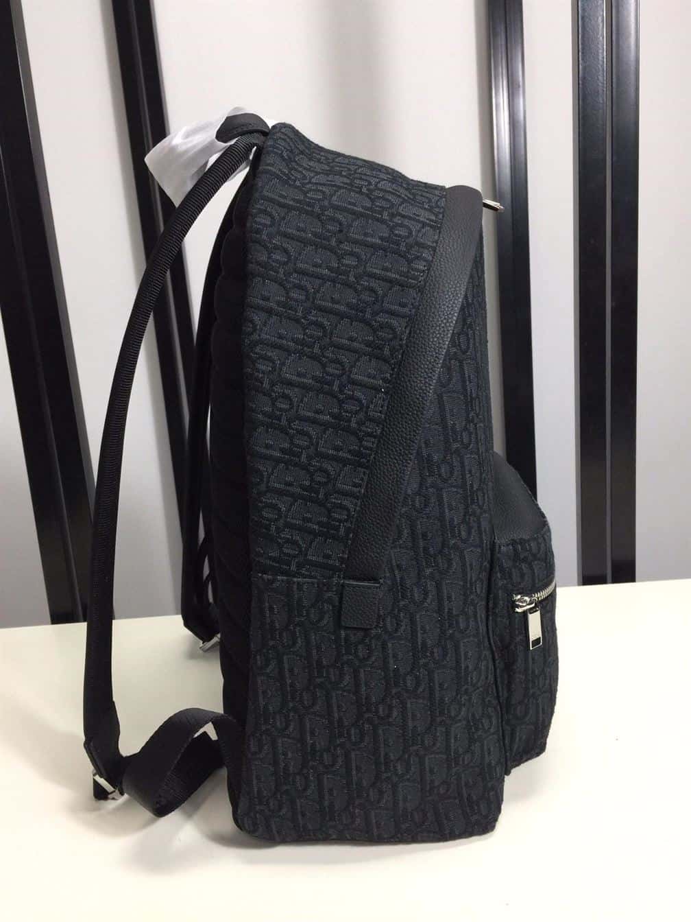 Dior Rider Backpack Oblique Jacquard - Navy/Black