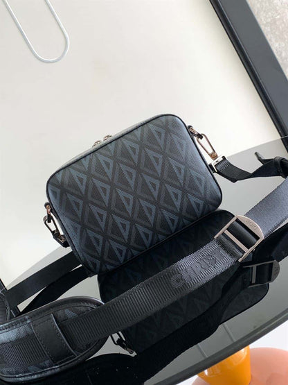 Dior Safari Strap Side Bag - Black