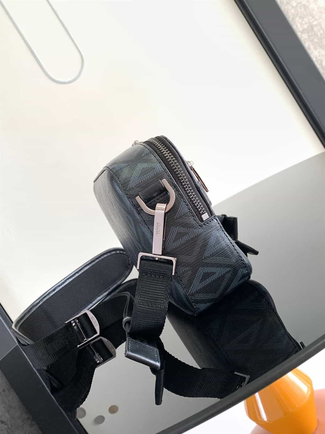Dior Safari Strap Side Bag - Black