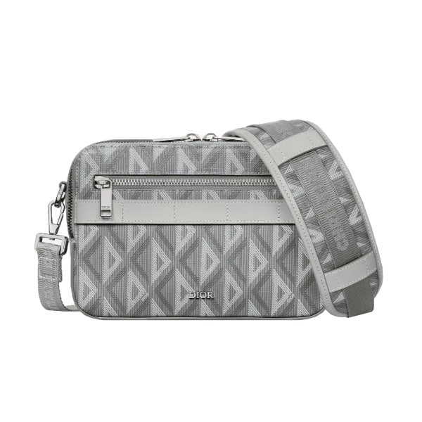 Dior Safarie Strap Side Bag - White