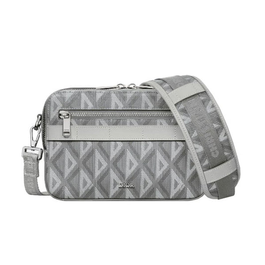 Dior Safarie Strap Side Bag - White