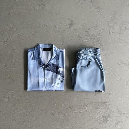 TS Eagle Short Set - Sky Blue