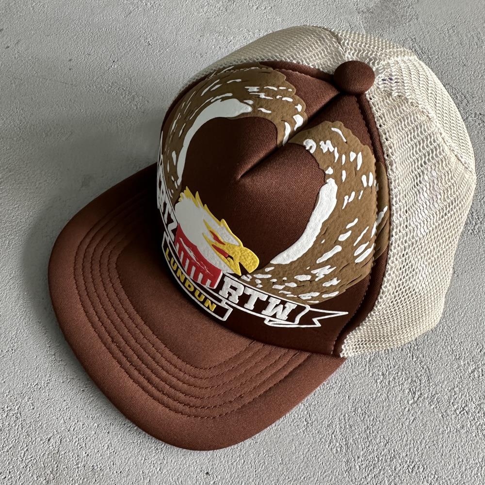 Crtez Eagle Trucker Cap - Brown