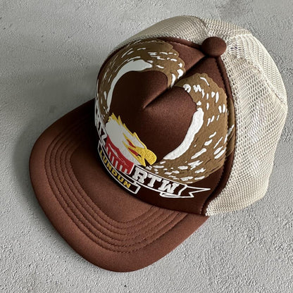 Crtez Eagle Trucker Cap - Brown