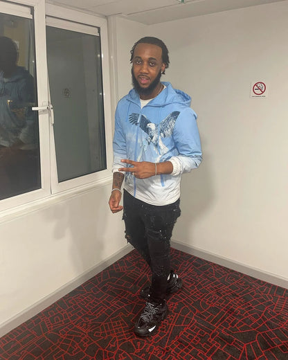 TS Eagle Zip Windbreaker - Sky Blue