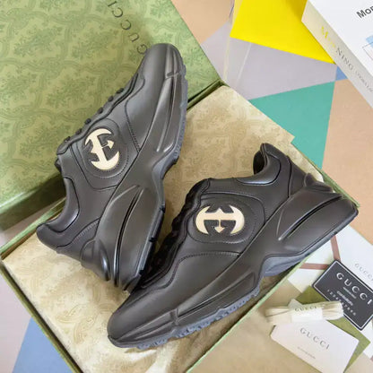 Gucci Rhyton Sneakers - Black