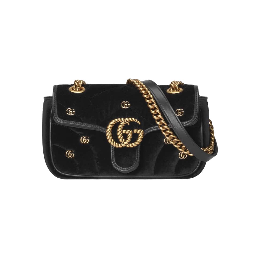 Gucci GG Marmont Small Shoulder Bag - Black