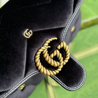 Gucci GG Marmont Small Shoulder Bag - Black