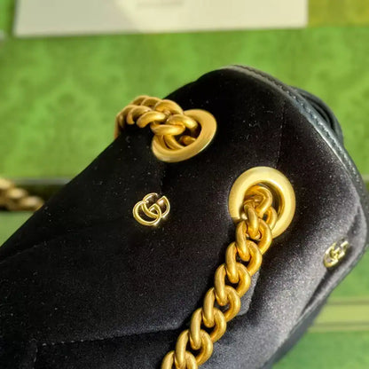 Gucci GG Marmont Small Shoulder Bag - Black