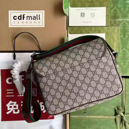 Gucci GG Messenger Bag - Beige