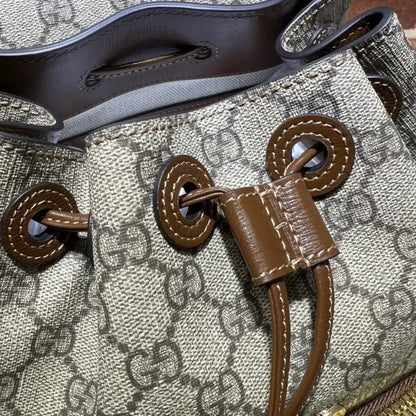 Gucci Interlocking GG Backpack - Beige