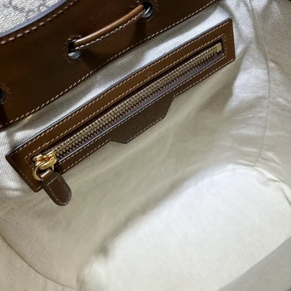 Gucci Interlocking GG Backpack - Beige