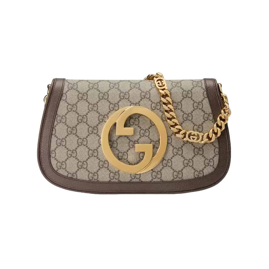 Gucci Blondie Shoulder Bag - Beige