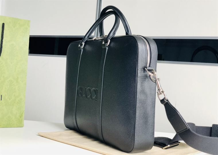 Gucci Logo Business Case - Black