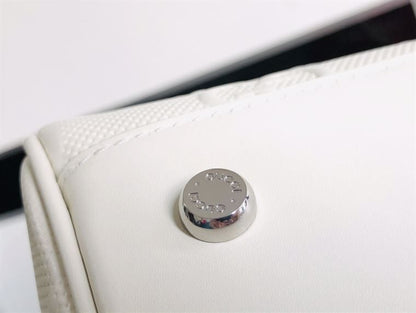 Gucci GG Embossed Duffle Bag - White