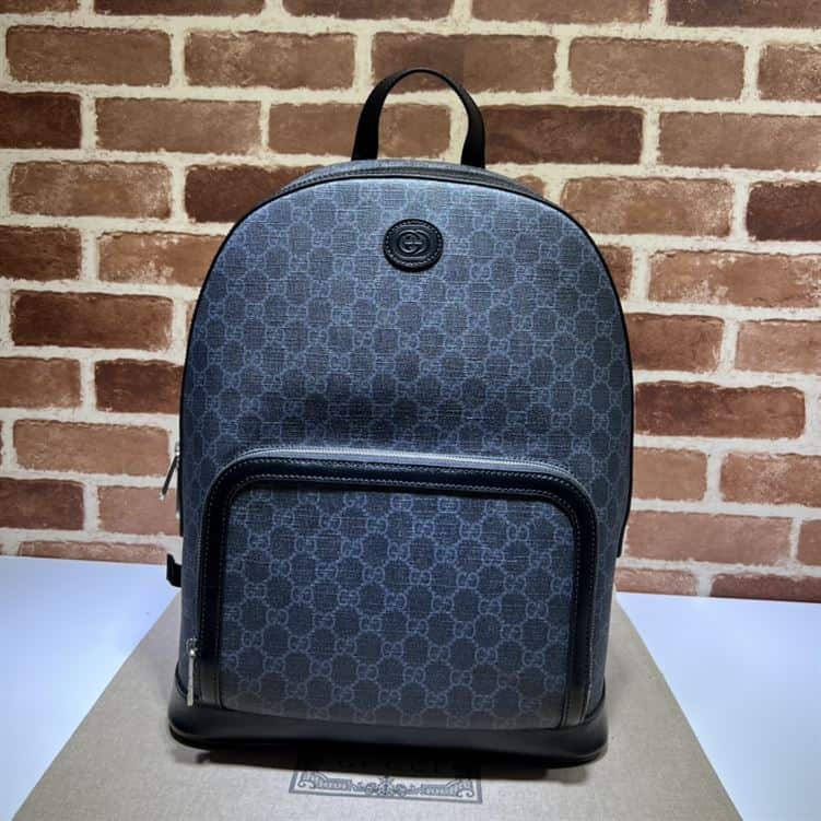 Gucci GG Backpack - Navy