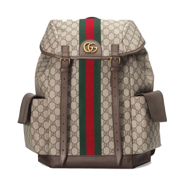 Gucci GG Ophidia Backpack - Beige