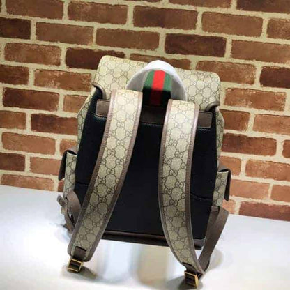 Gucci GG Ophidia Backpack - Beige