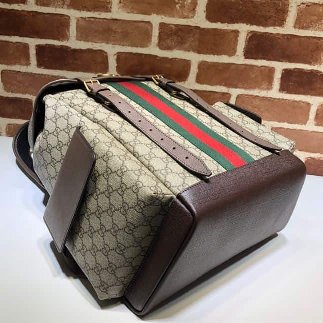 Gucci GG Ophidia Backpack - Beige