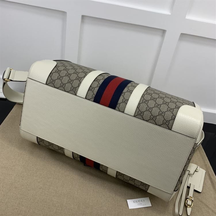 Gucci Ophidia Medium Duffle Bag - Beige